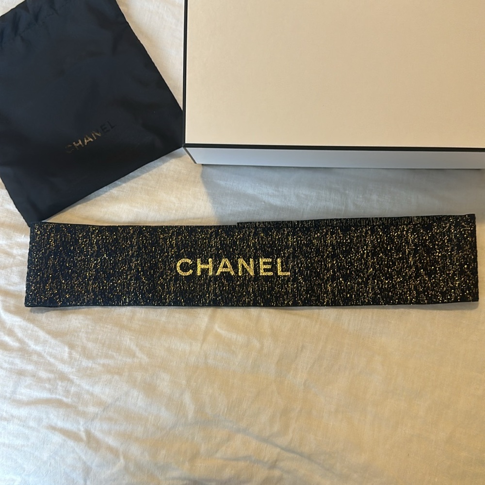 Chanel Box, Drawstring bag, Ribbon, tissue - Picture 3 of 8